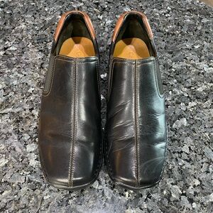 Cole Haan Black Leather Zeno Loafers Size 9.5